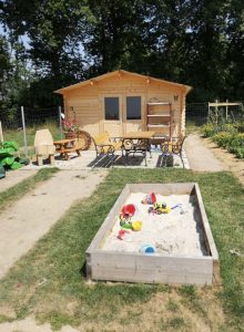 Sandspielkasten für die Kleinen